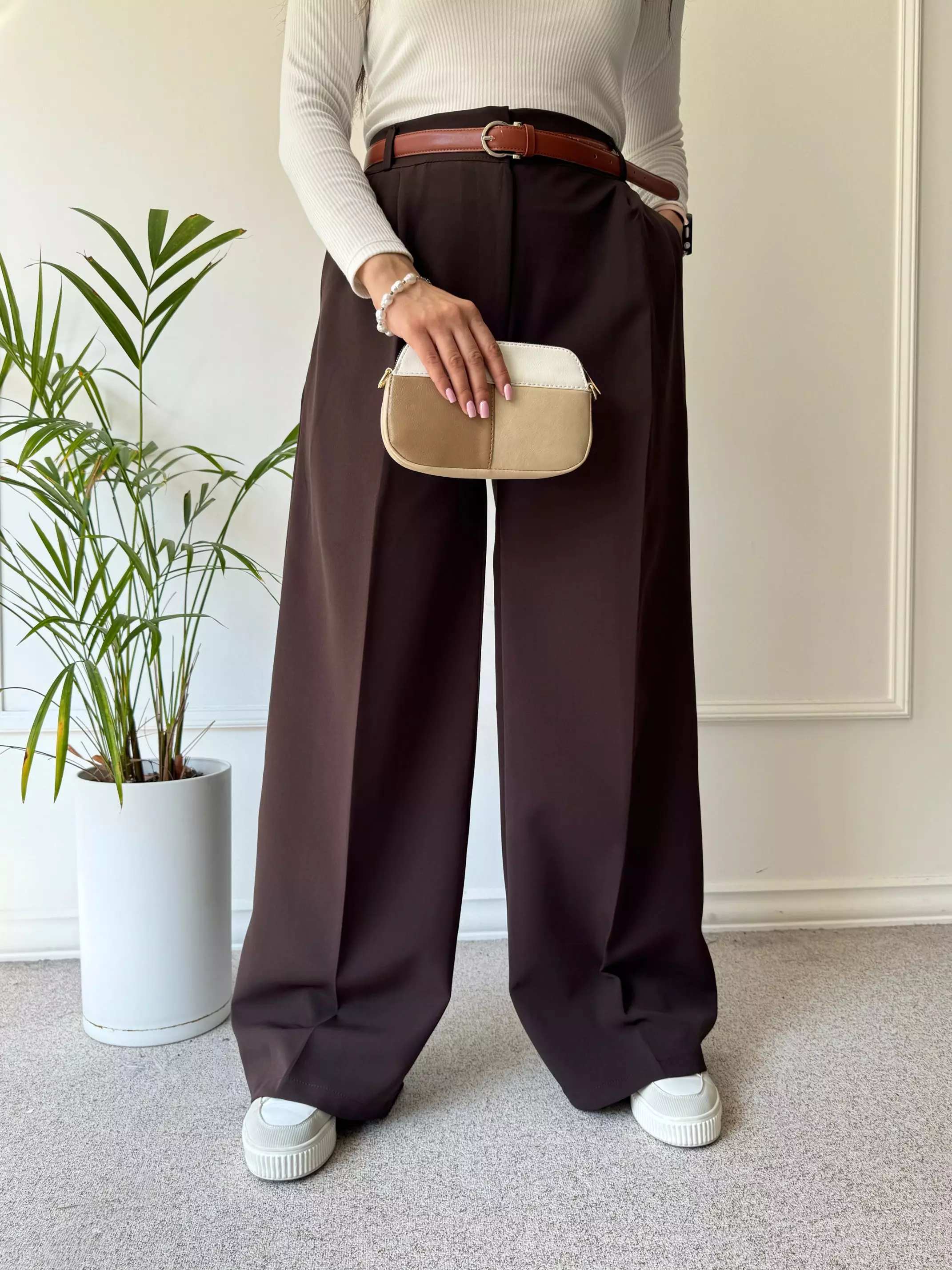 شلوار زنانه کرپ سان بگ